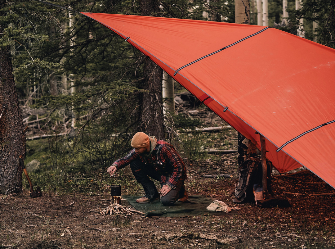 Survivor High Visibility Tarp Camping Tarp   AquaQuest Waterproof